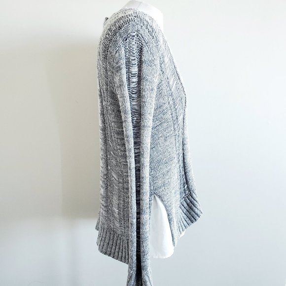 GUESS Knit Layered Wool Cardigan - Picture 4 of 11